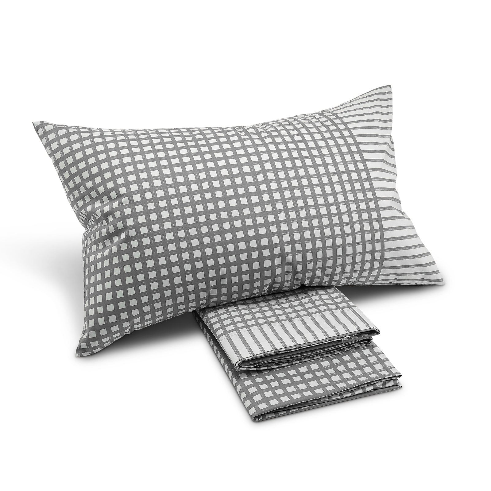 Lenzuola In Cotone Tartan By Caleffi