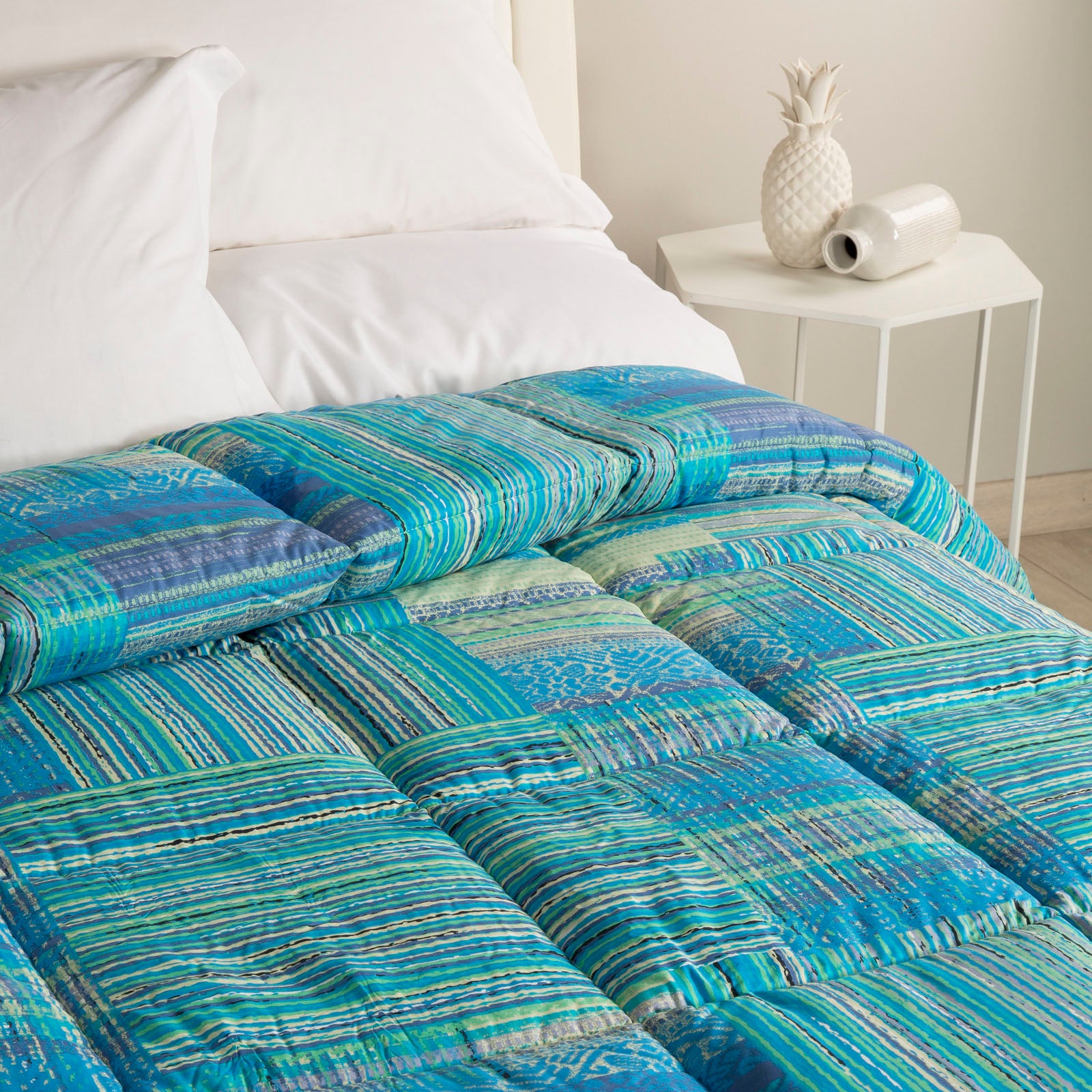 Trapunta-Singolo-Bluette-Cosmo-BOHEMIAN-Caleffi-Cotone-Microfibra