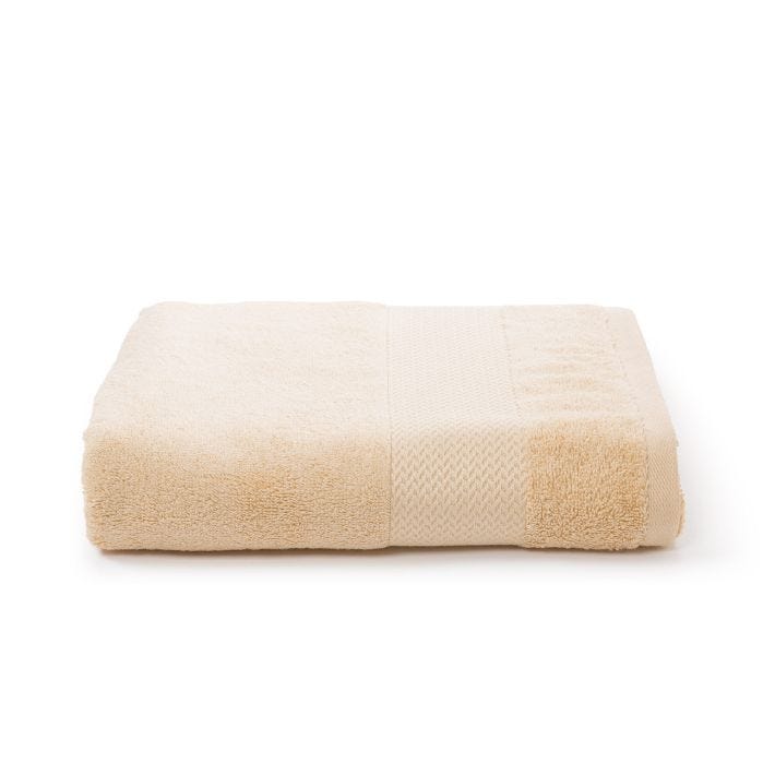 Telo-bagno-Cm-100x150-Miele-Bamboo-Tinta Unita-Caleffi-Cotone-Senza-imbottitura