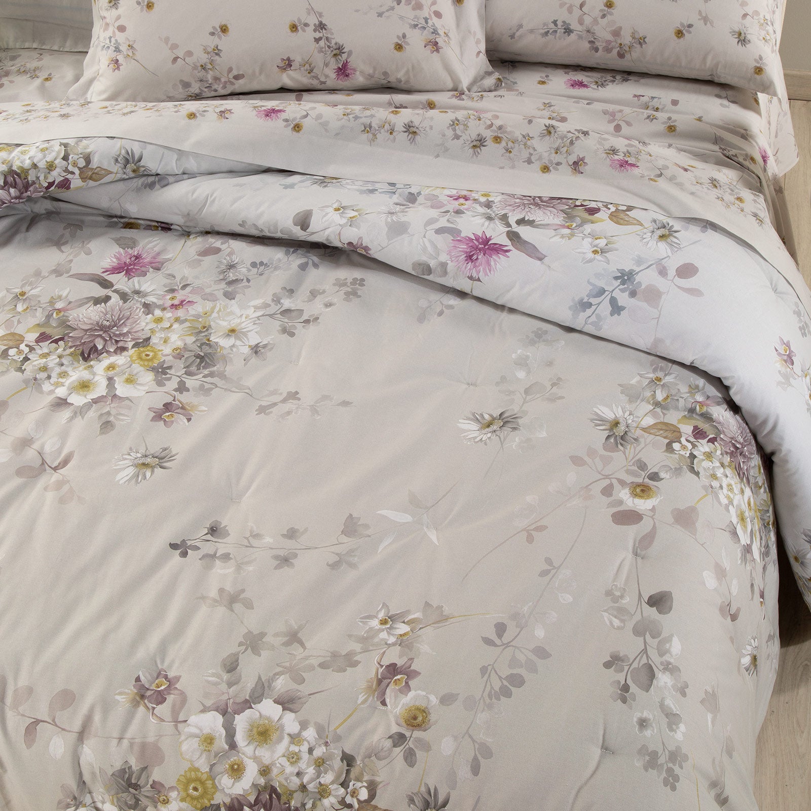 Calduccia-Matrimoniale-Unica-Aurora-Precious-Caleffi-Cotone-Microfibra