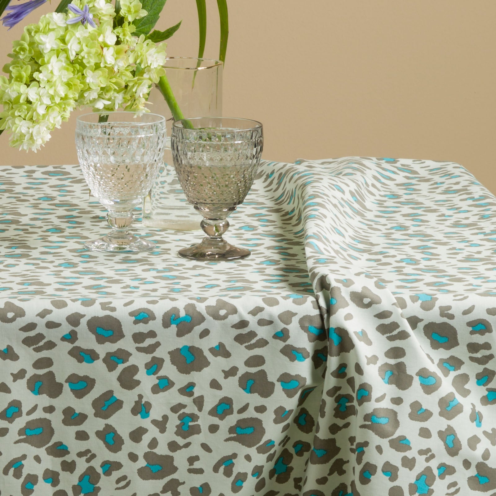 Grandecor-Matrimoniale-Anice-Leopard-Moderno-Caleffi-Cotone-Senza-imbottitura