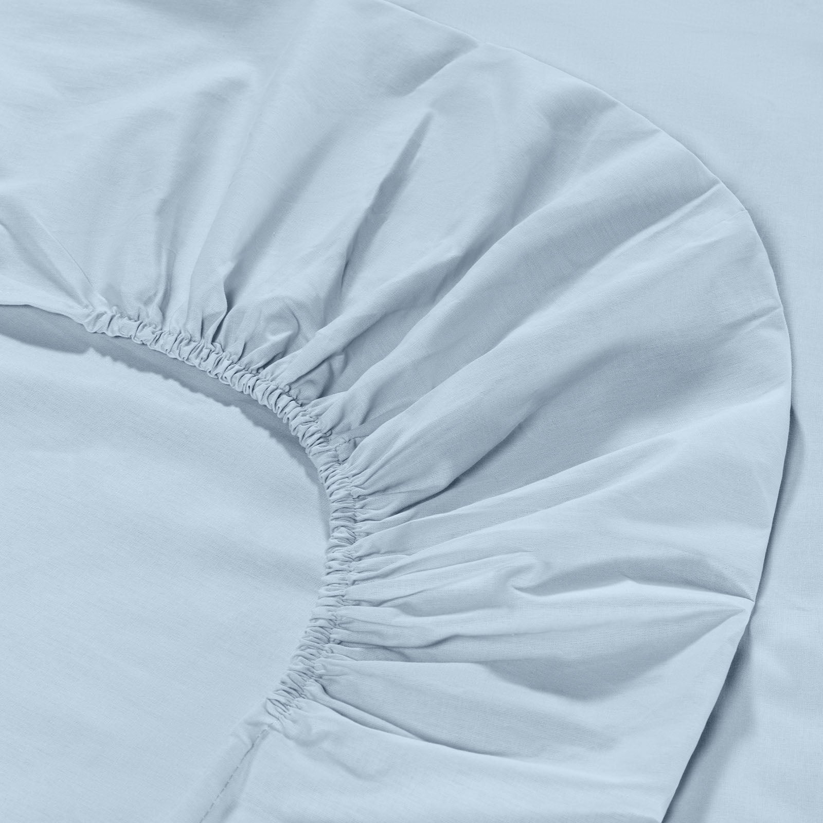 Completo-lenzuola-Matrimoniale-Azzurro-Cotone tinta unita-Tinta Unita-Caleffi-Cotone-Senza-imbottitura
