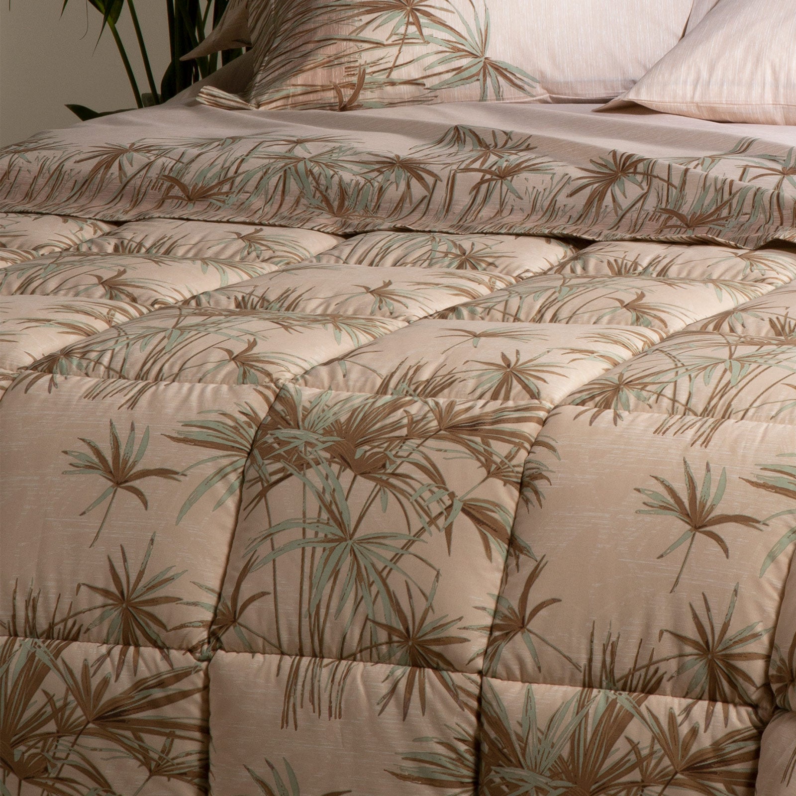 Trapunta-Matrimoniale-Tramonto-Papiro-Floreale-Caleffi-Cotone-Fibra-anallergica