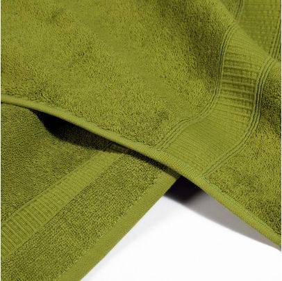 Asciugamano-con-ospite-Standard-Verde-Oceano-Tinta Unita-Caleffi-Cotone-Senza-imbottitura