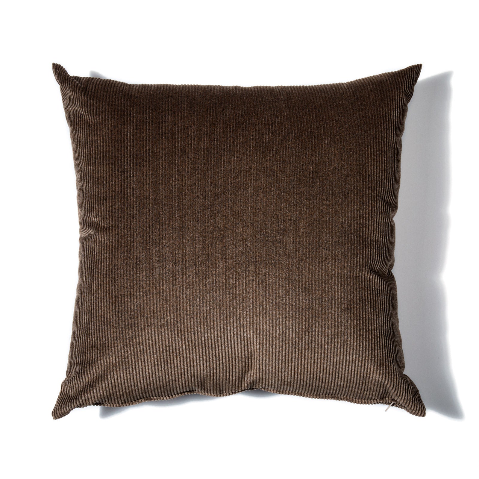 Cuscino-Cm-45x45-Caffe_-Velluto-a-coste-Tinta Unita-Caleffi-Velluto-Fibra-anallergica