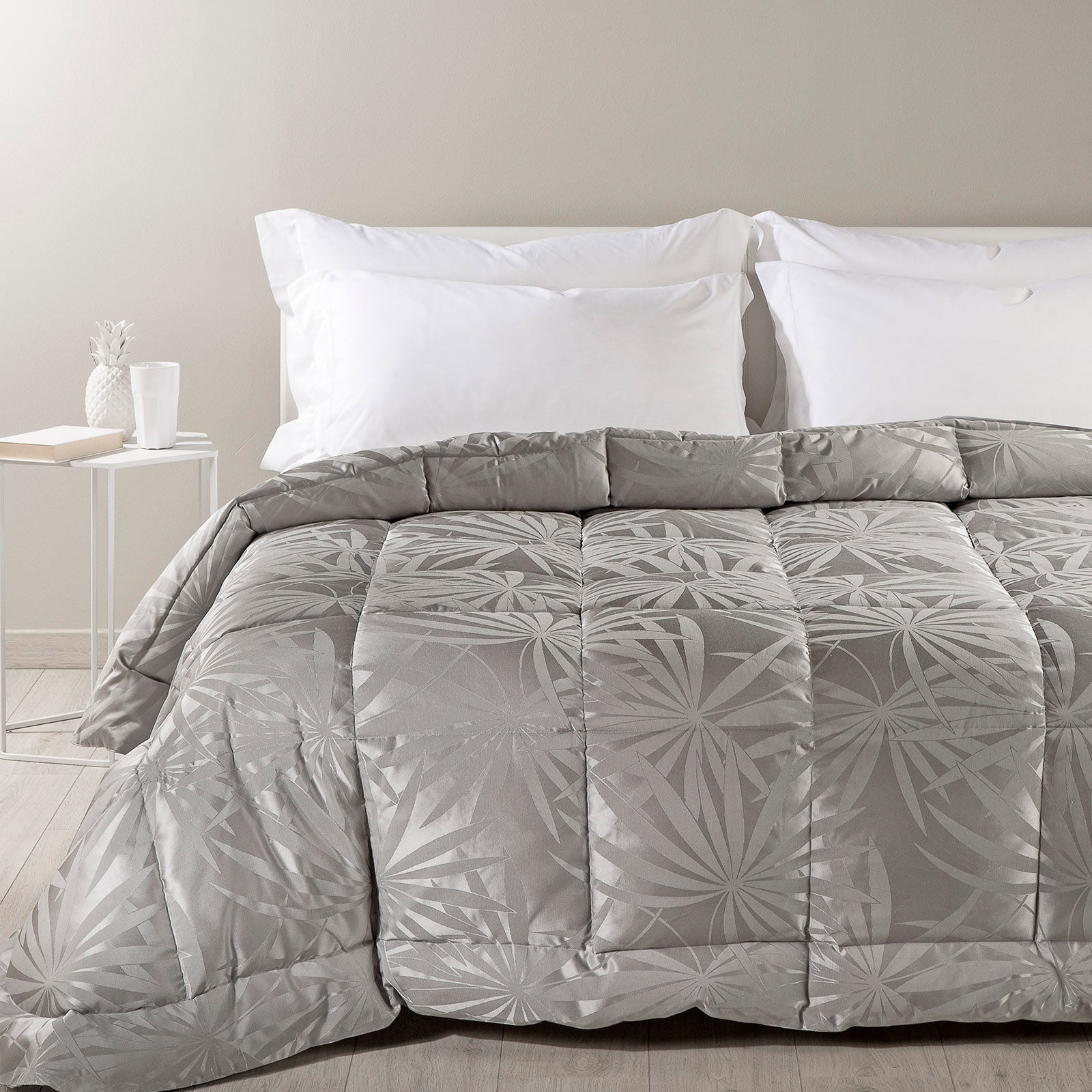Trapunta-piuma-Matrimoniale-Grigio-Kenzia-Barocco-Caleffi-Jacquard-Piuma