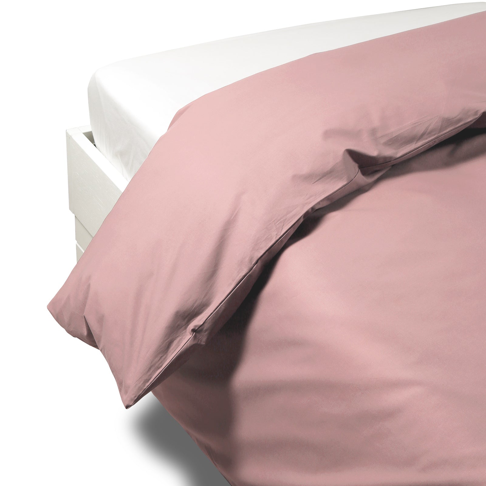 Sacco-copripiumino-Matrimoniale-Rosa-Percalle-Tinta Unita-Caleffi-Percalle-di-Cotone-Senza-imbottitura