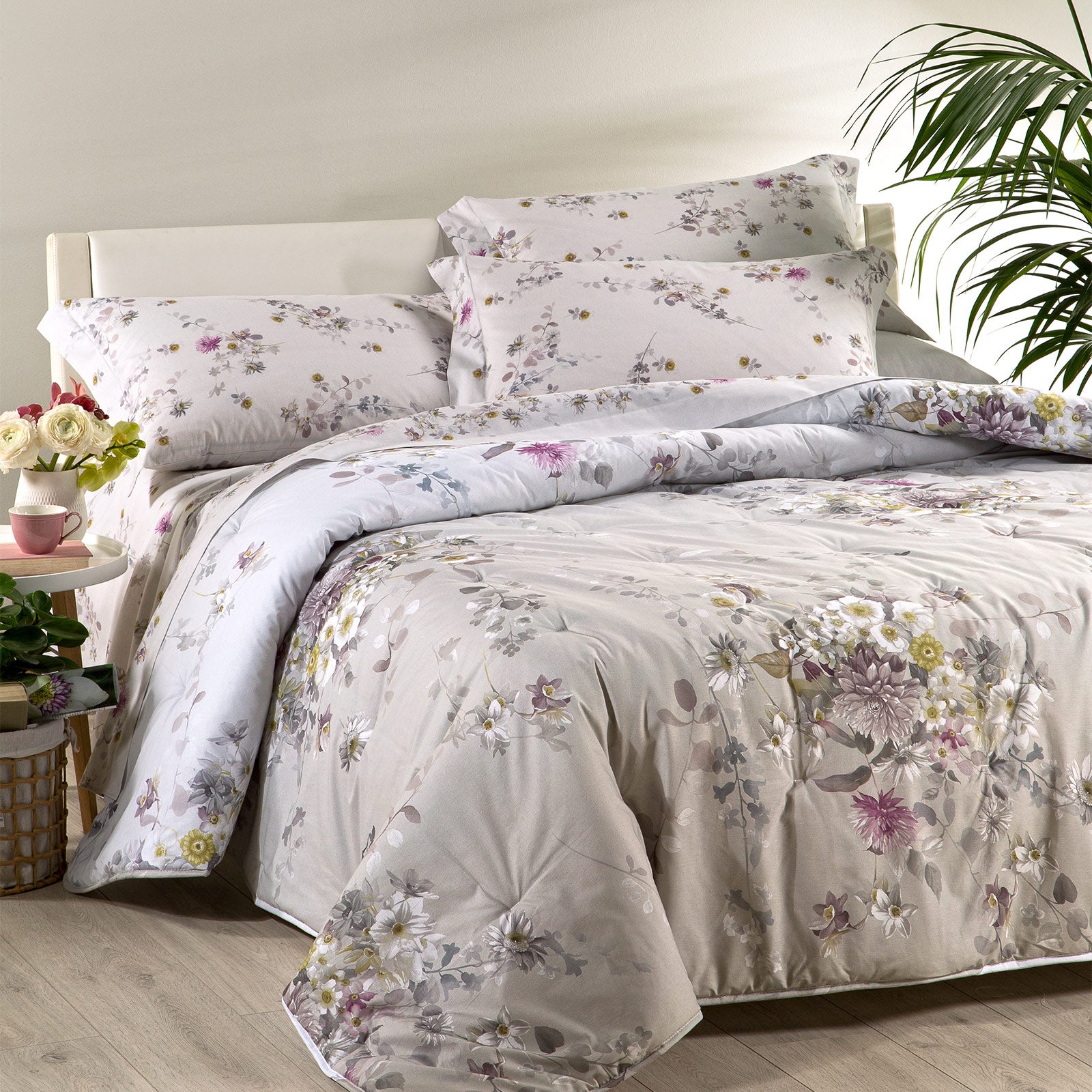 Calduccia-Matrimoniale-Unica-Aurora-Precious-Caleffi-Cotone-Microfibra