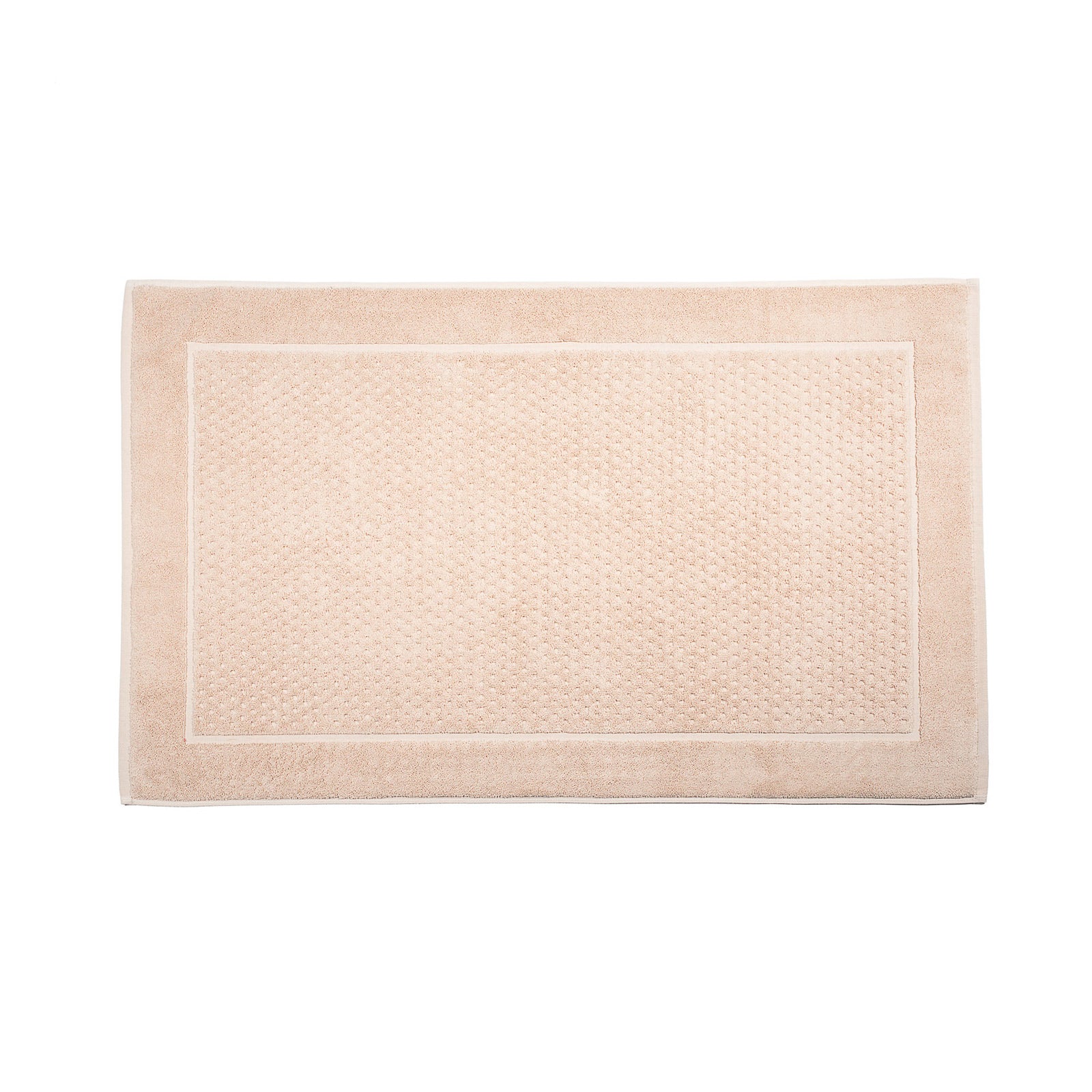 Tappeto-bagno-Cm-60X100-Avorio-Sirena-Tinta Unita-Caleffi-Cotone-Senza-imbottitura