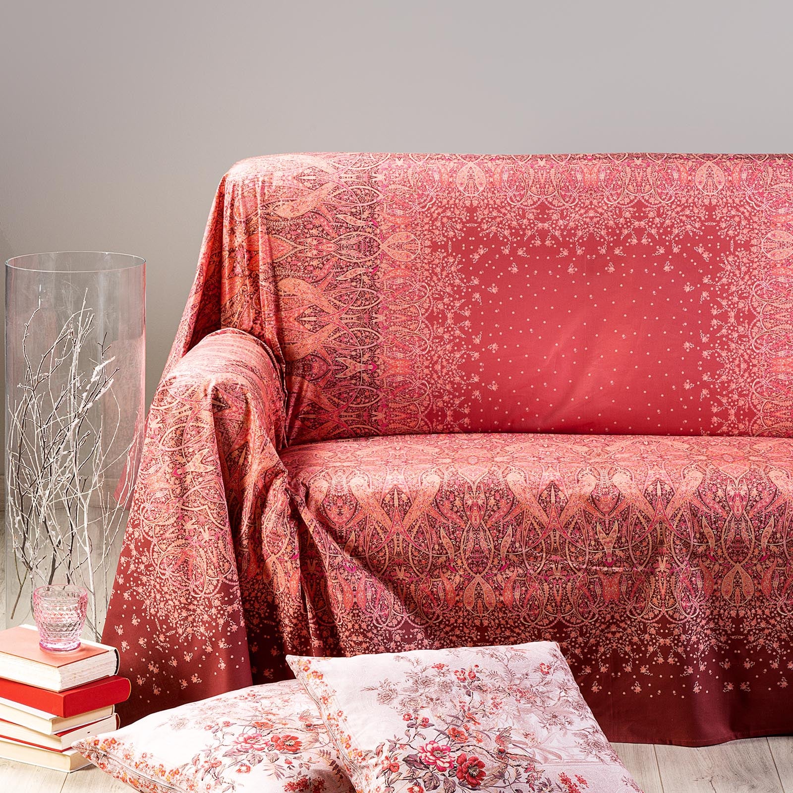 Grandecor-Matrimoniale-Bordeaux-Royal-Versailles-Caleffi-Cotone-Senza-imbottitura